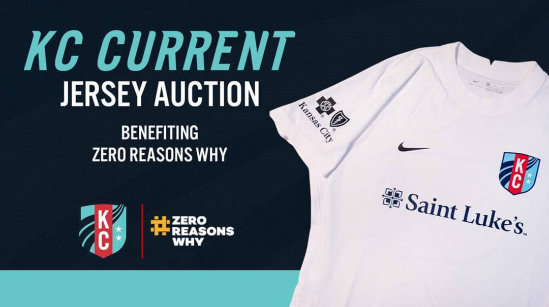 Kansas City Current Players Select #ZeroReasonsWhy as the beneficiary of Challenge Cup Kit Auction