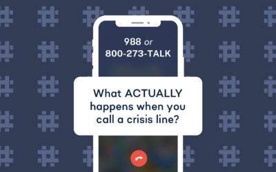 What actually happens when you call a crisis line?