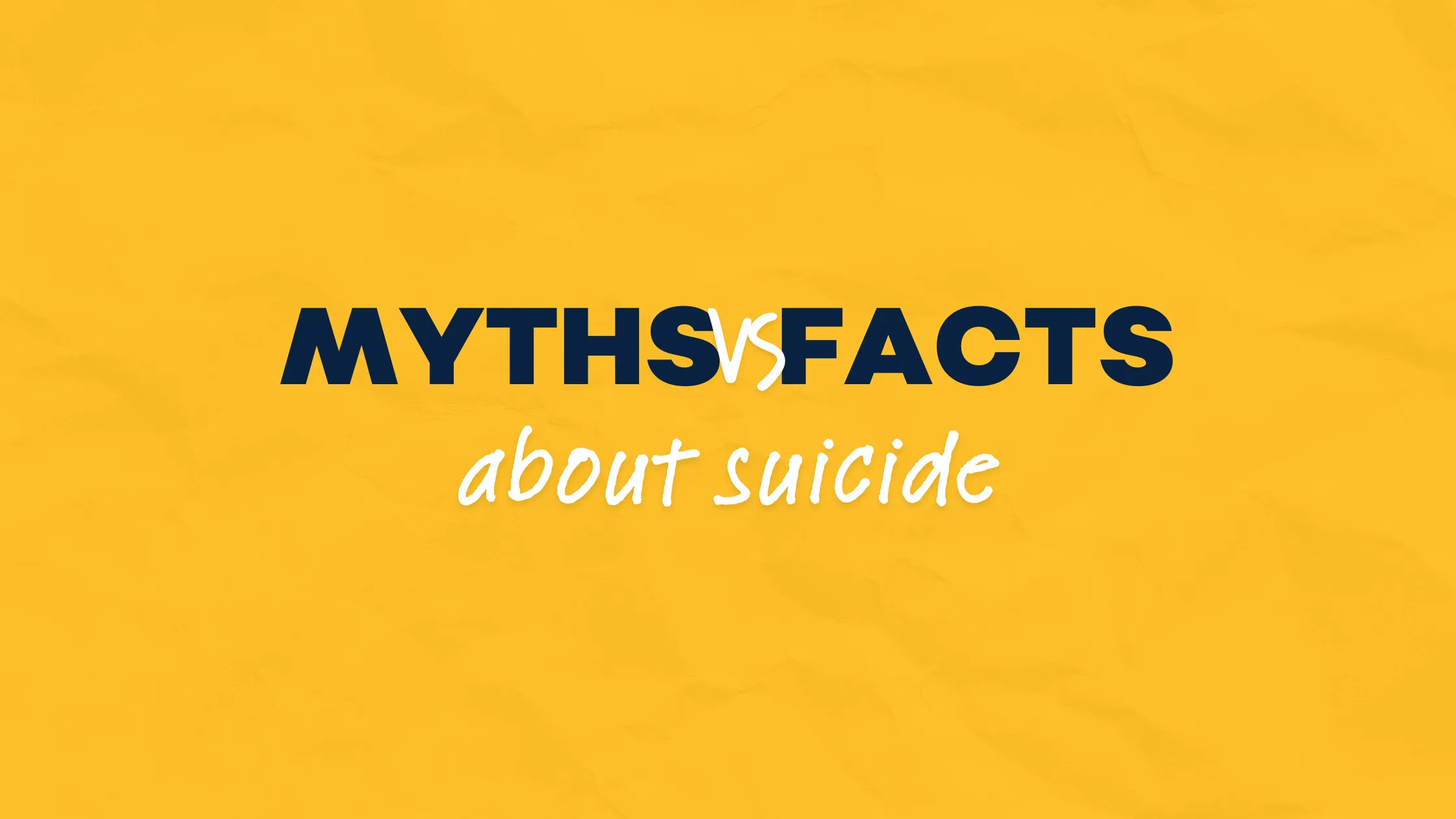 5 Common Myths (and Facts) about Suicide